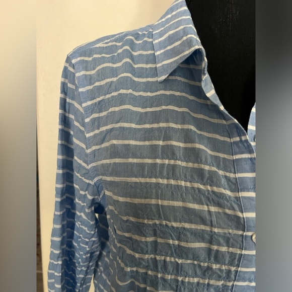 J McLaughlin size Large cotton button down top - Picture 4 of 10